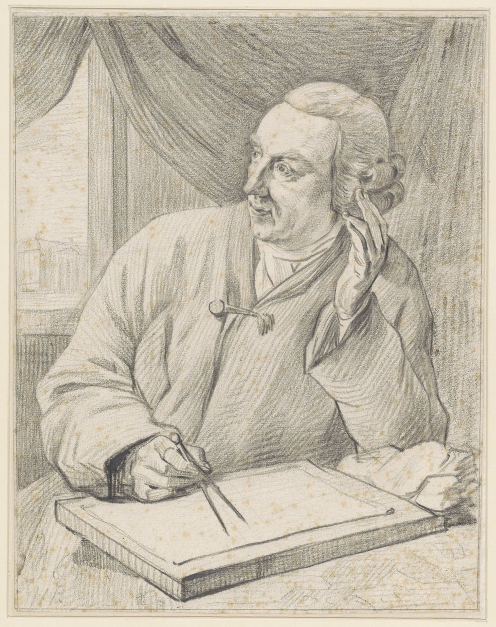 Portrait of (Hans) Jacob Otten Husly by Taco Scheltema (I)
