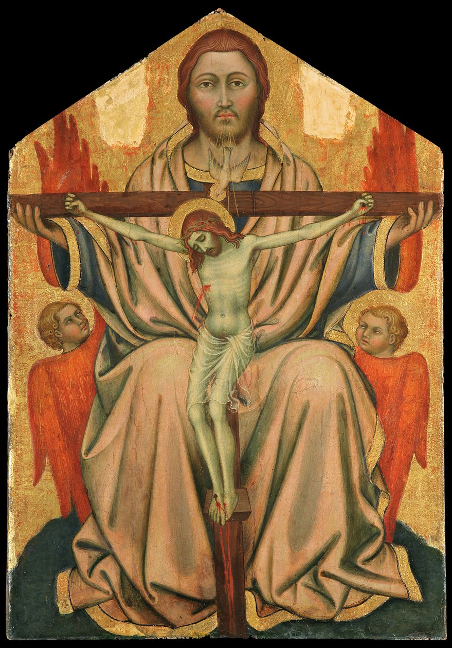 The Holy Trinity / Throne of Grace by Taddeo di Bartolo