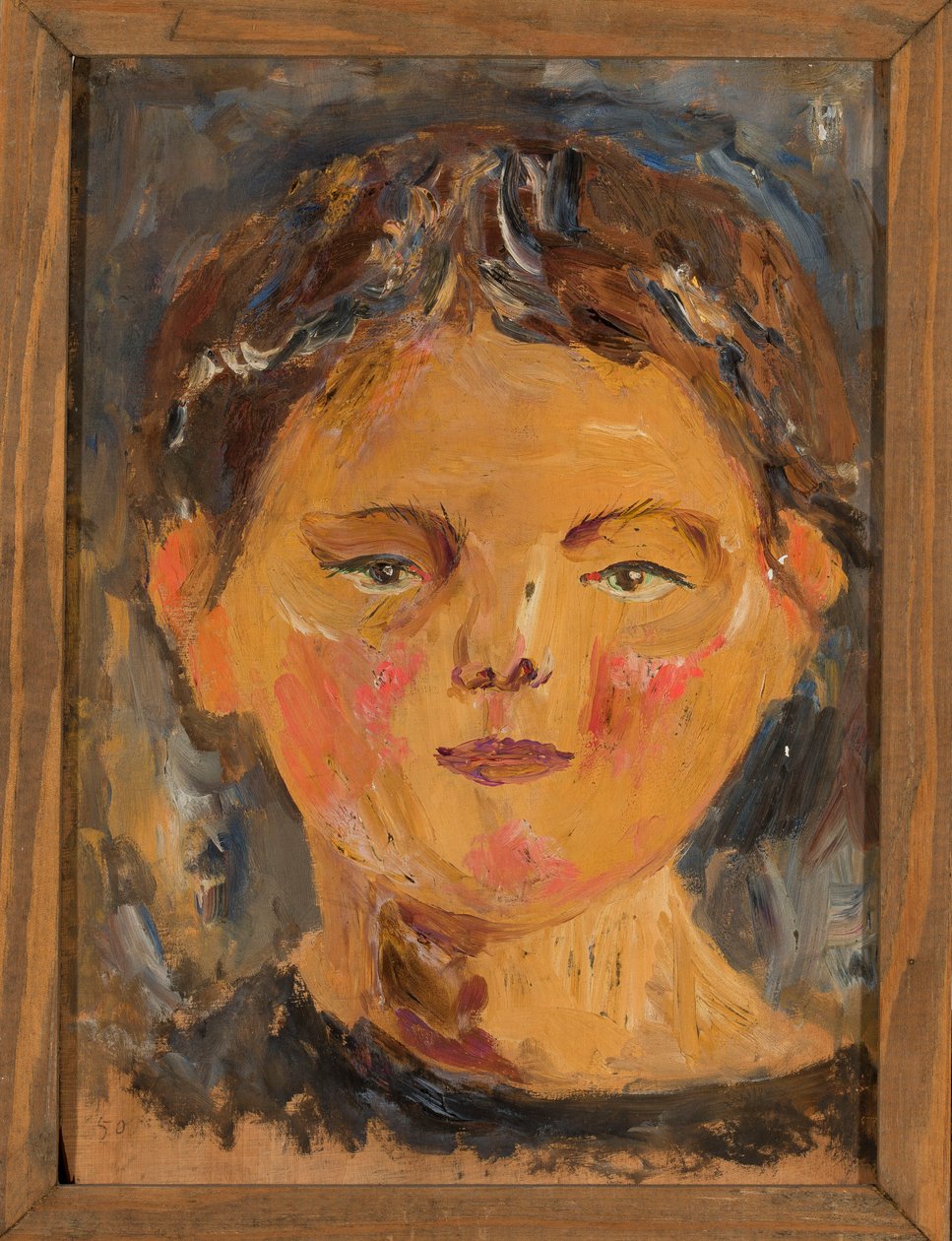 Head of a Girl by Tadeusz Makowski