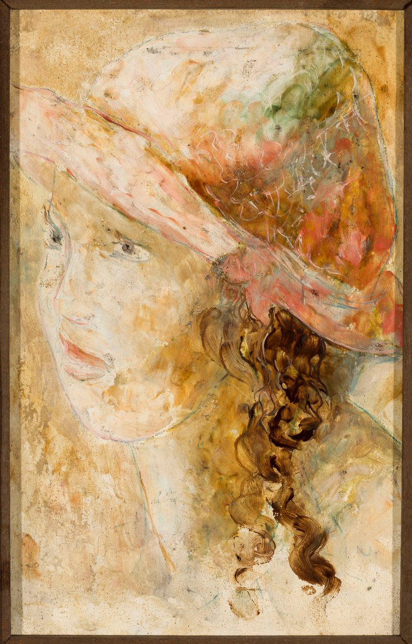 Head of a Girl with Curls by Tadeusz Makowski