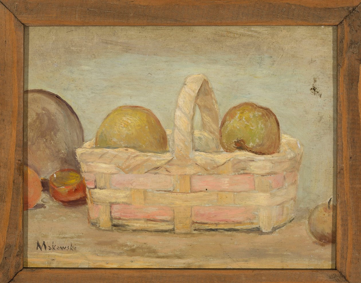 Apples in a Basket by Tadeusz Makowski