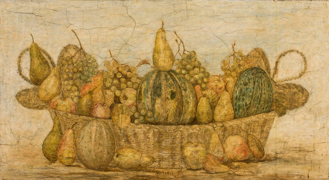 Basket with Fruits by Tadeusz Makowski