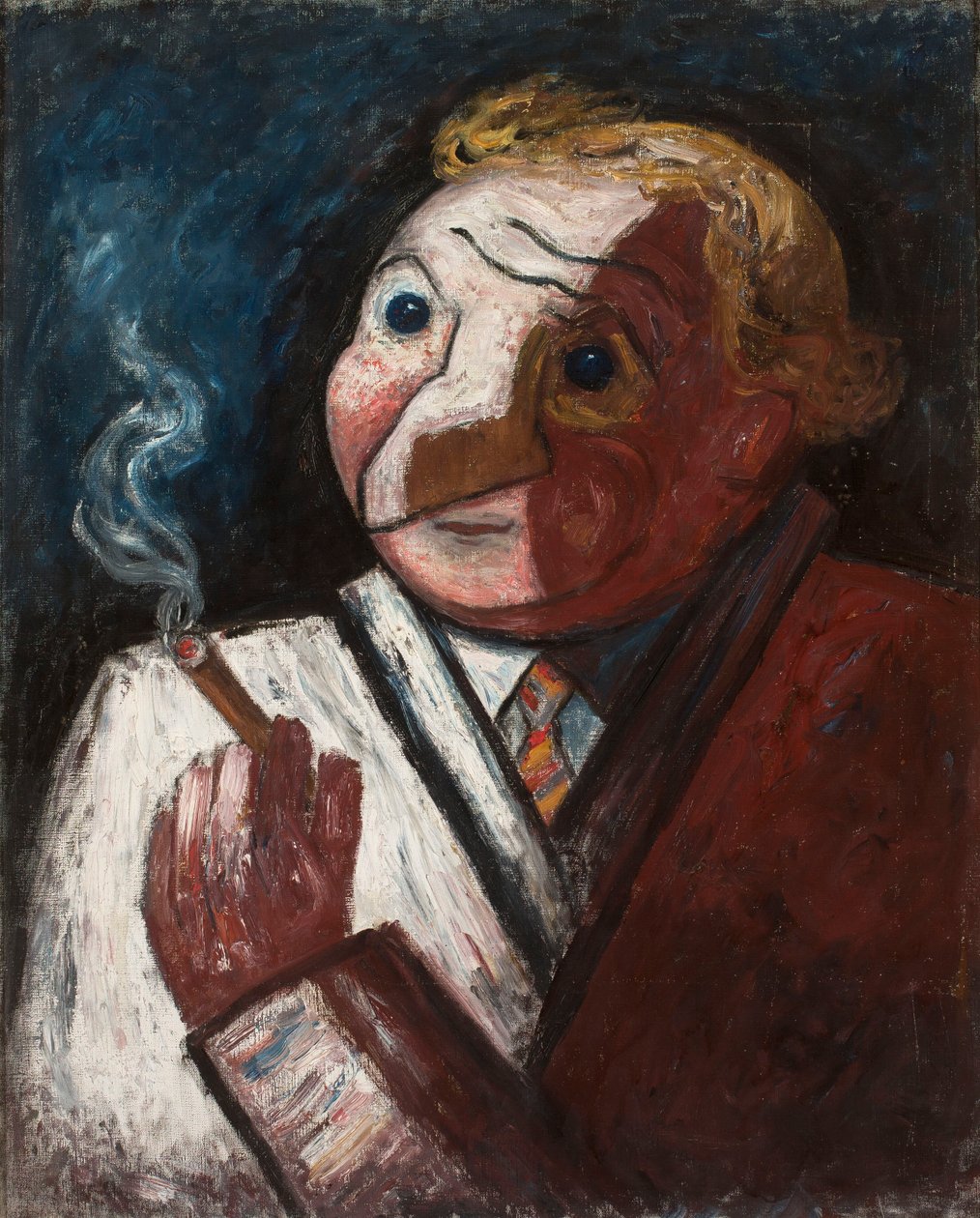 Man with a Cigar (Stephane Manier) by Tadeusz Makowski