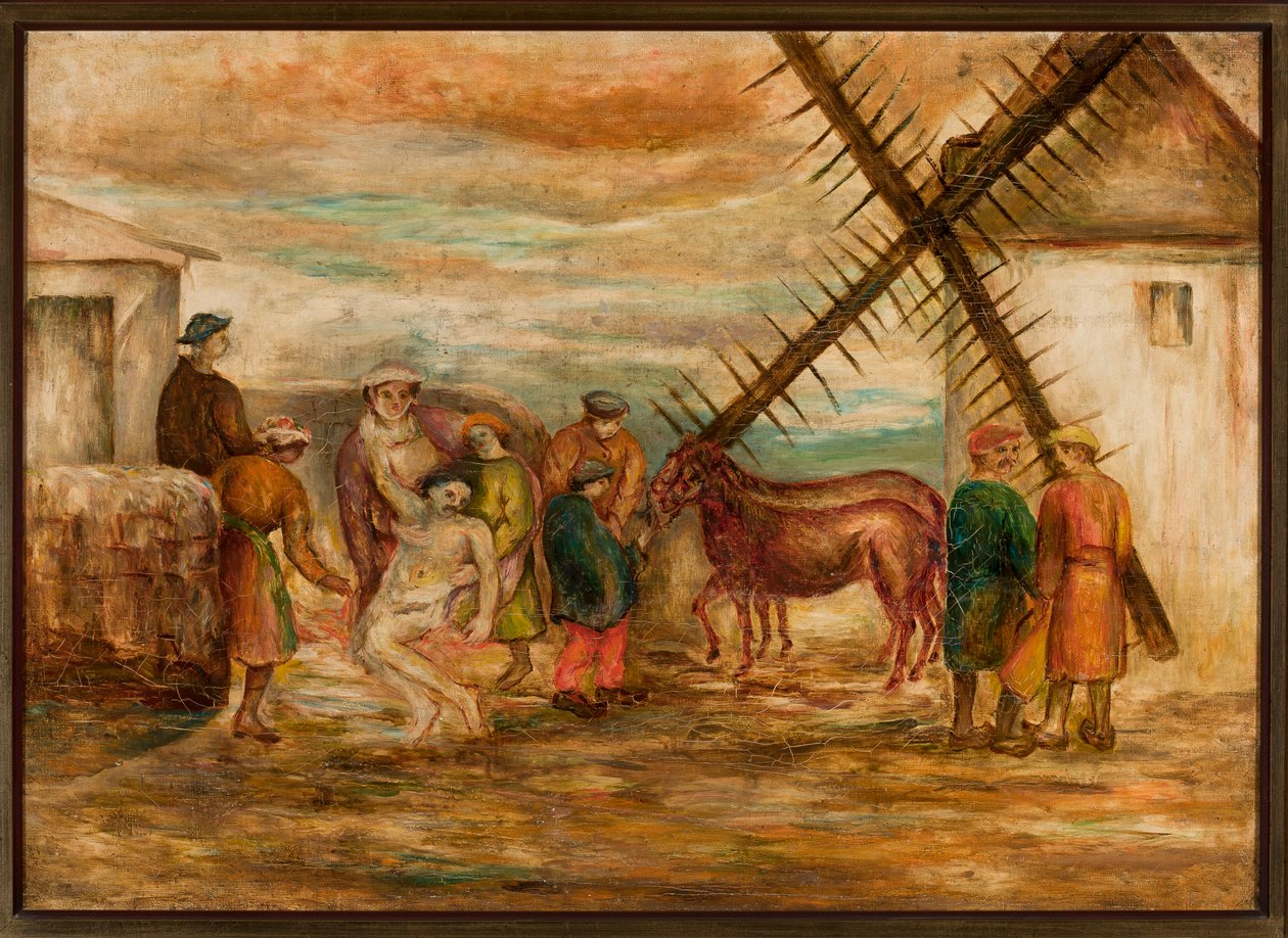 The Good Samaritan by Tadeusz Makowski