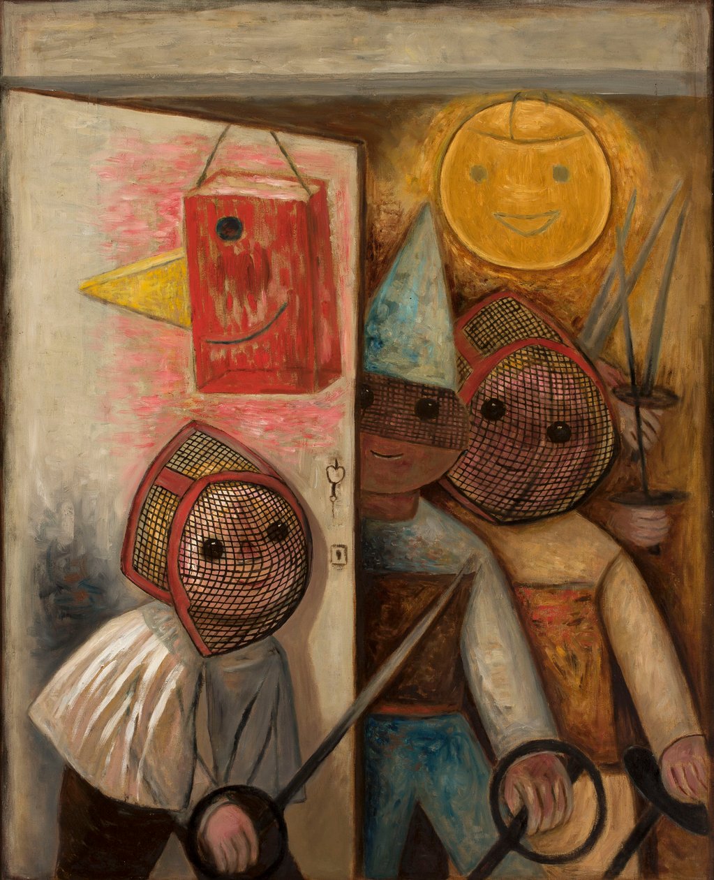 Fencers by Tadeusz Makowski