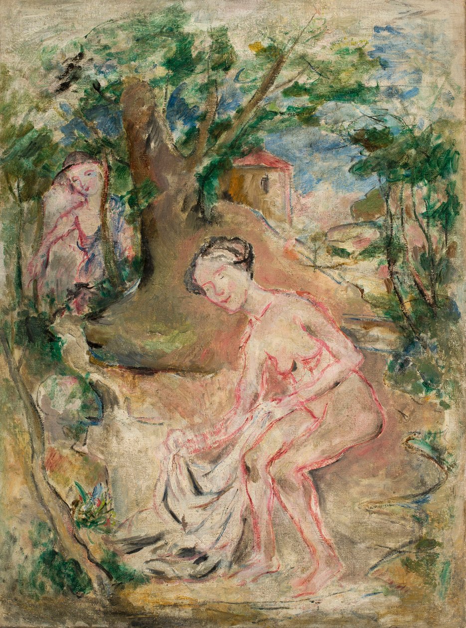 In the Bath by Tadeusz Makowski