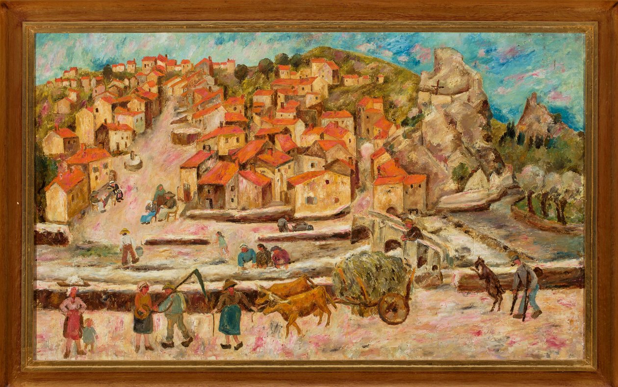 View from the Bridge in Espaly by Tadeusz Makowski