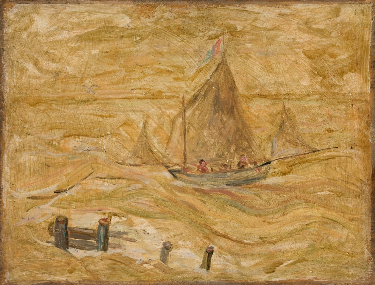 Sailboat on the Sea by Tadeusz Makowski