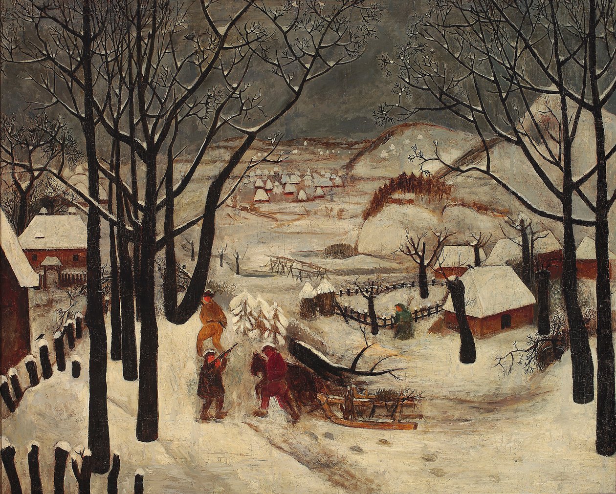 Winter by Tadeusz Makowski