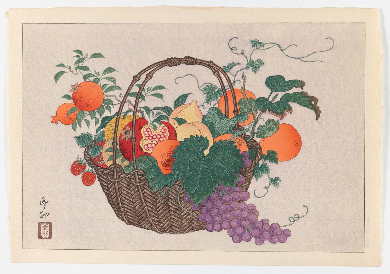 Still Life with Basket of Fruit by Taisu Taisu