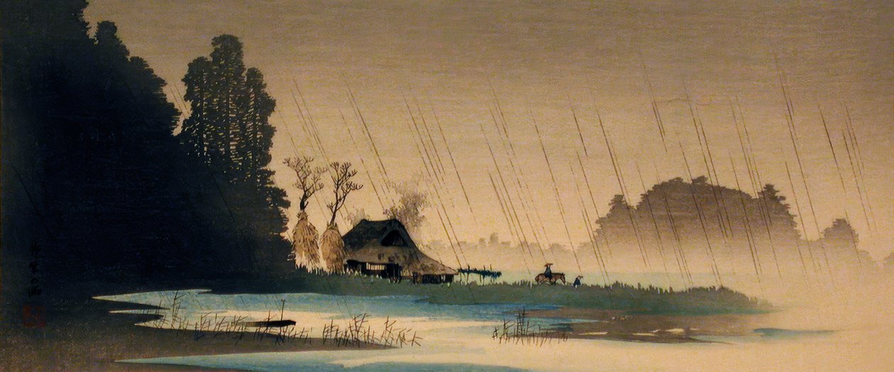 Rain in Igusa by Takahashi Hiroaki