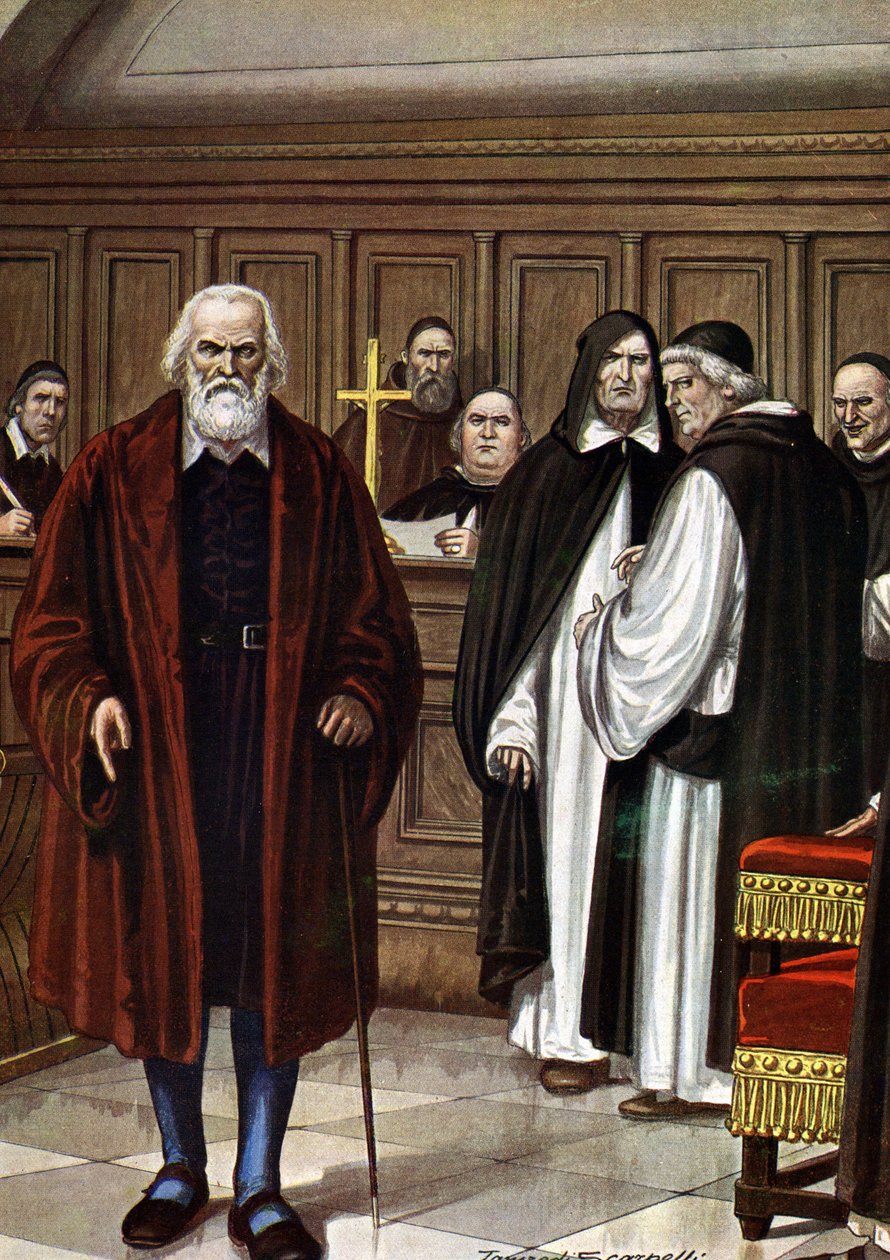 Galileo and the Inquisition: And yet it moves is a phrase said to have been uttered before the Inquisition by the Italian mathematician, physicist and philosopher Galileo by Tancredi Scarpelli