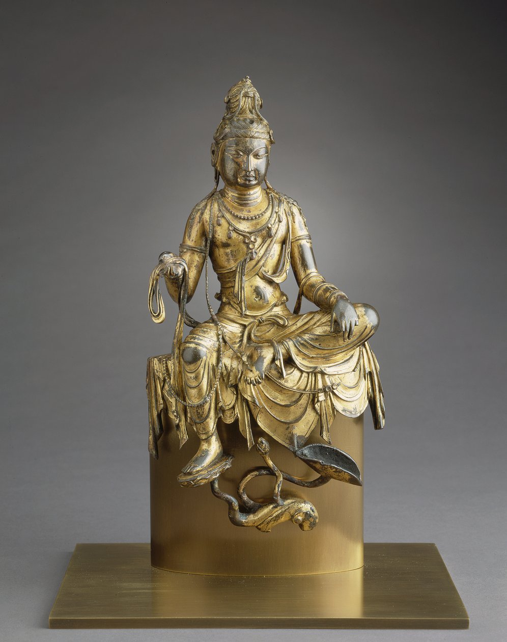 Seated Bodhisattva Avalokitesvara, 8th Century by Tang Dynasty Chinese School