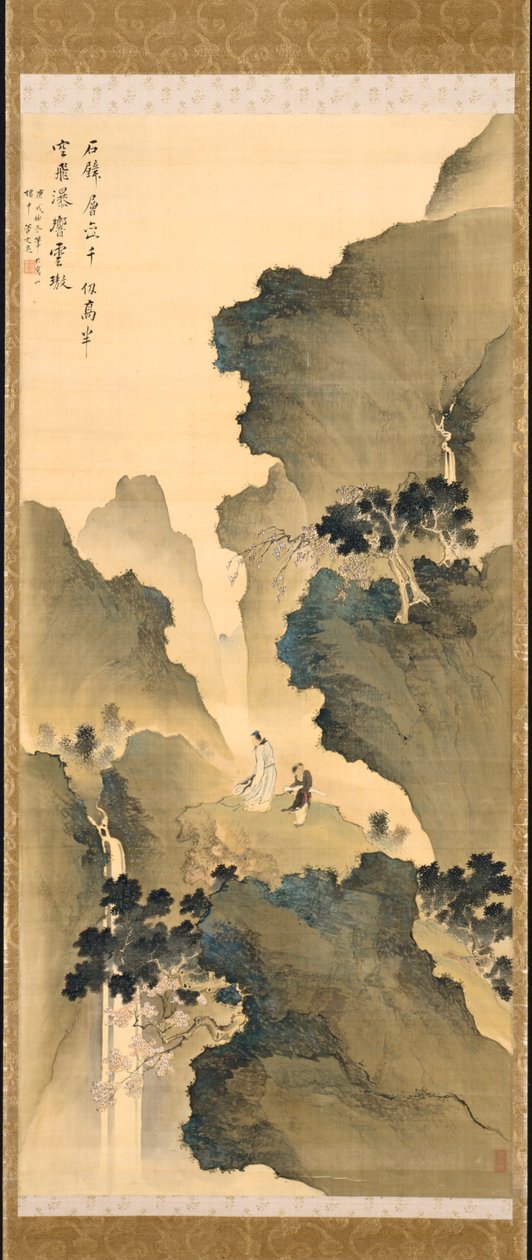 Watching a Waterfall, 1790 by Tani Bunch