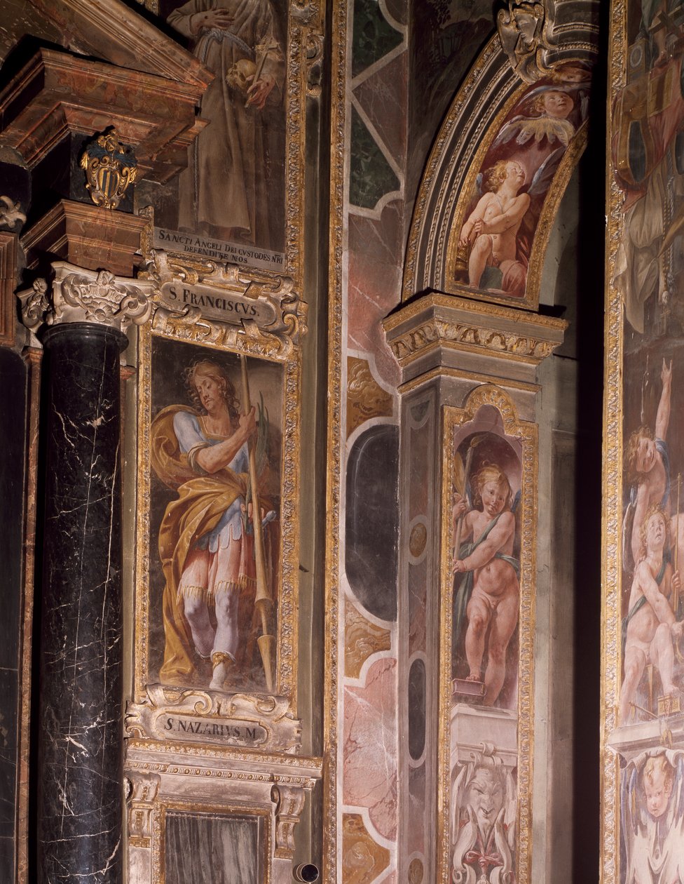 Frescoes in the Chapel of the Guardian Angel by Tanzio da Varallo