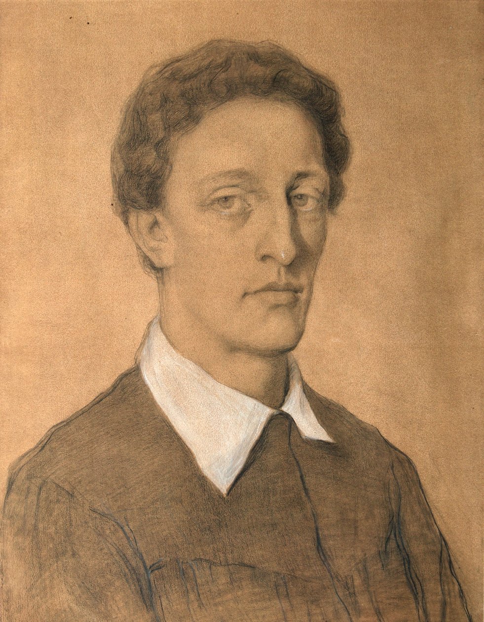 Portrait of the poet Alexander Blok by Tatyana Nikolaevna Gippius