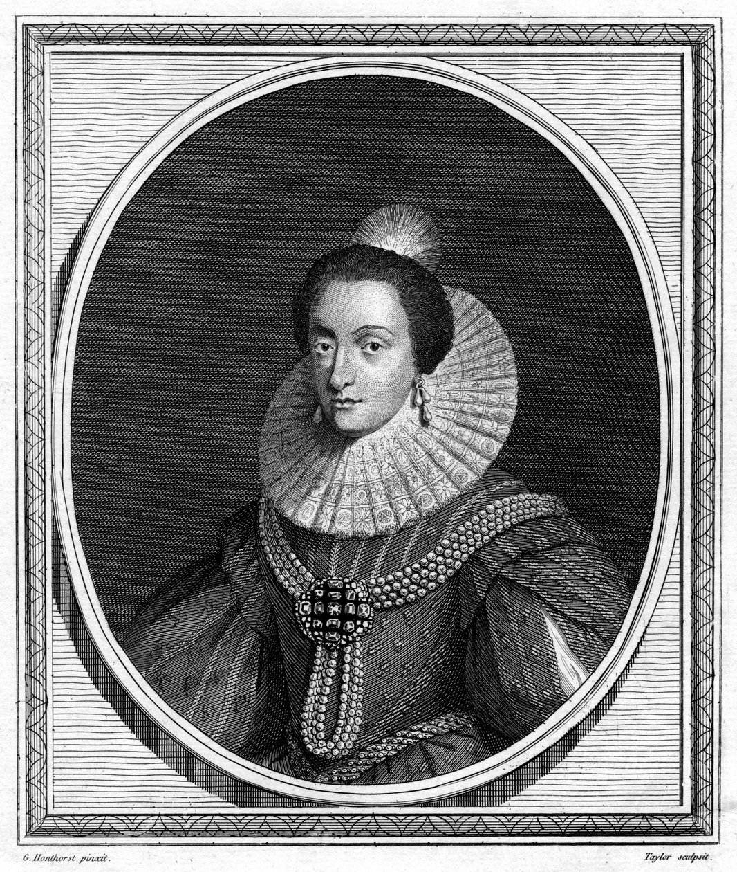 Elizabeth, Electress Palatine and Queen of Bohemia by Taylor