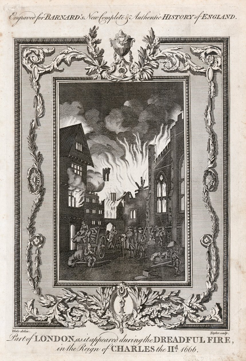 Great Fire of London, 1666 by Taylor