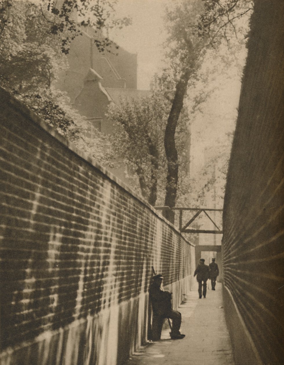 In Lansdowne Passage, Where a Highwayman Once Galloped for His Life, c. 1935 by Taylor