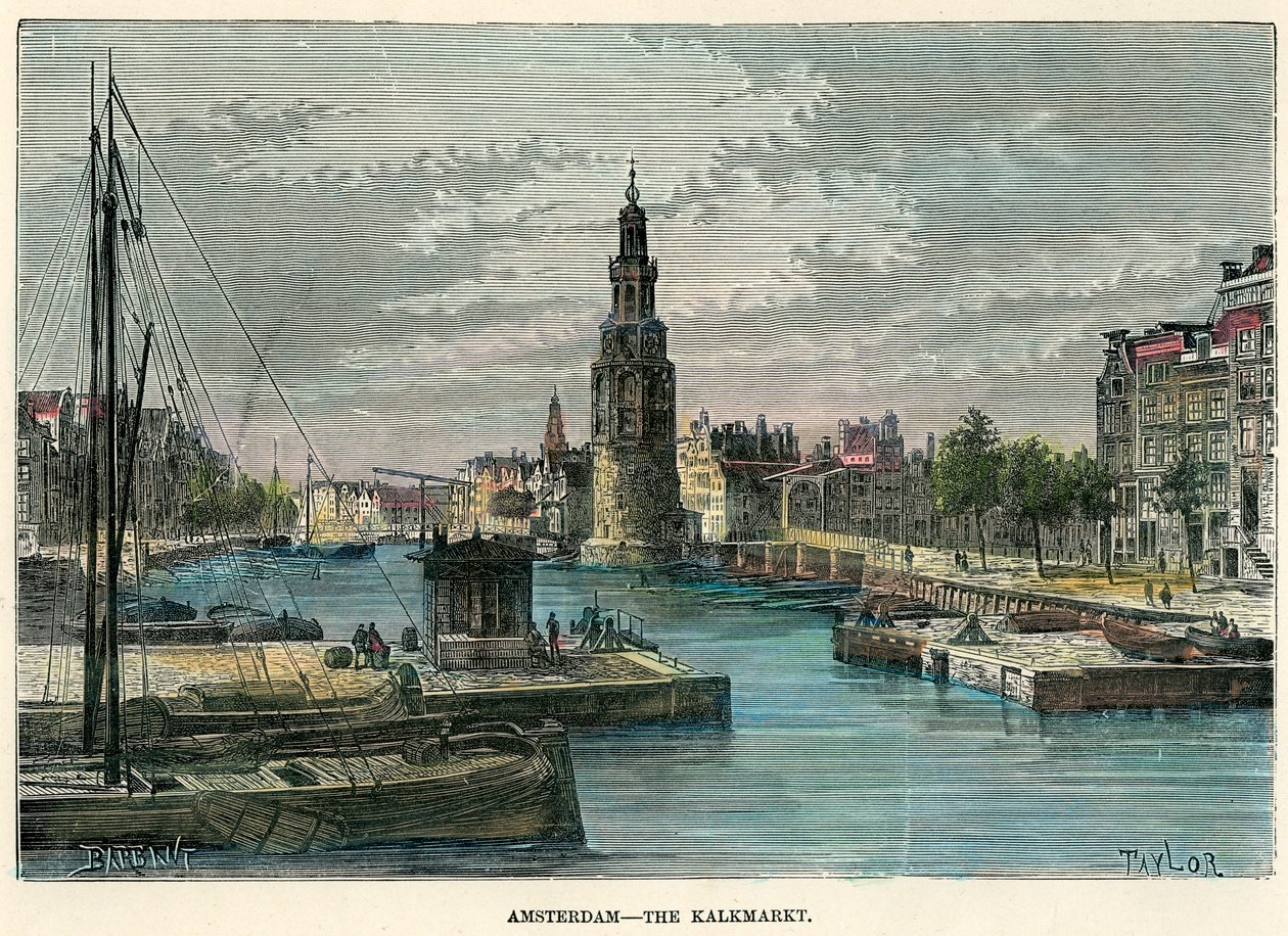 The Kalkmarkt, Amsterdam, Netherlands by Taylor