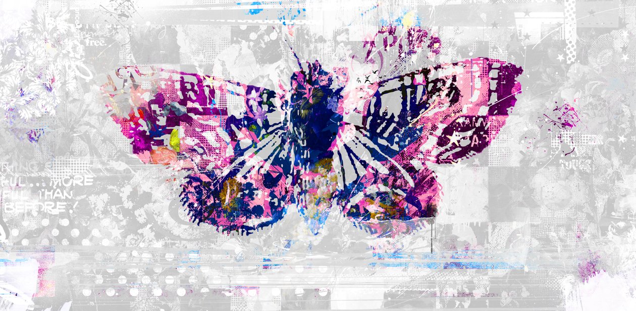 Butterfly Silhouette by Teis Albers