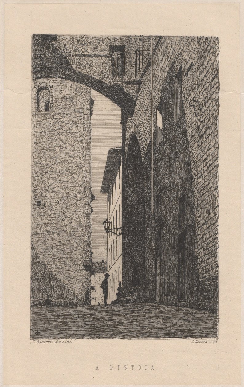 In Pistoia by Telemaco Signorini