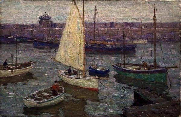 A Grey Day, St. Ives by Terrick Williams