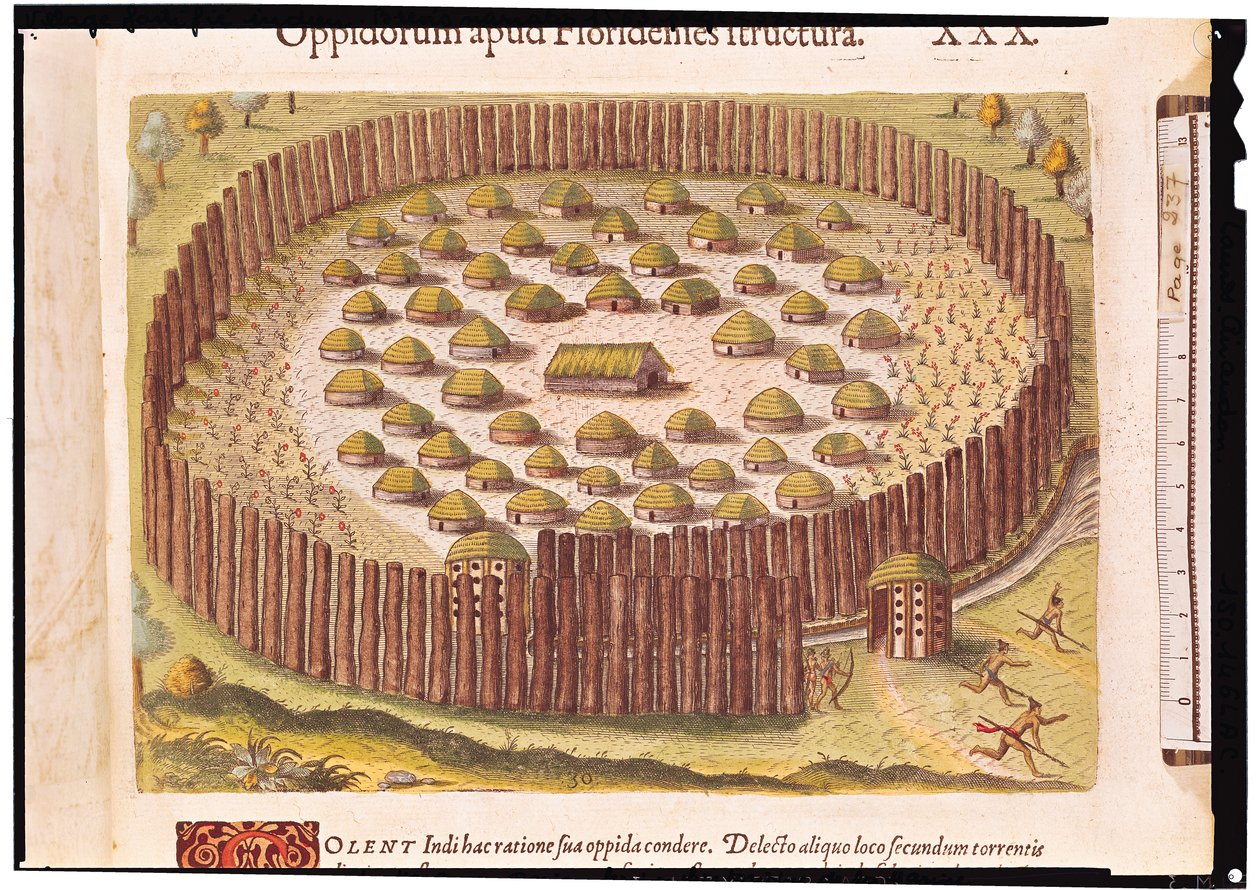 Fortified Indian Village, from 