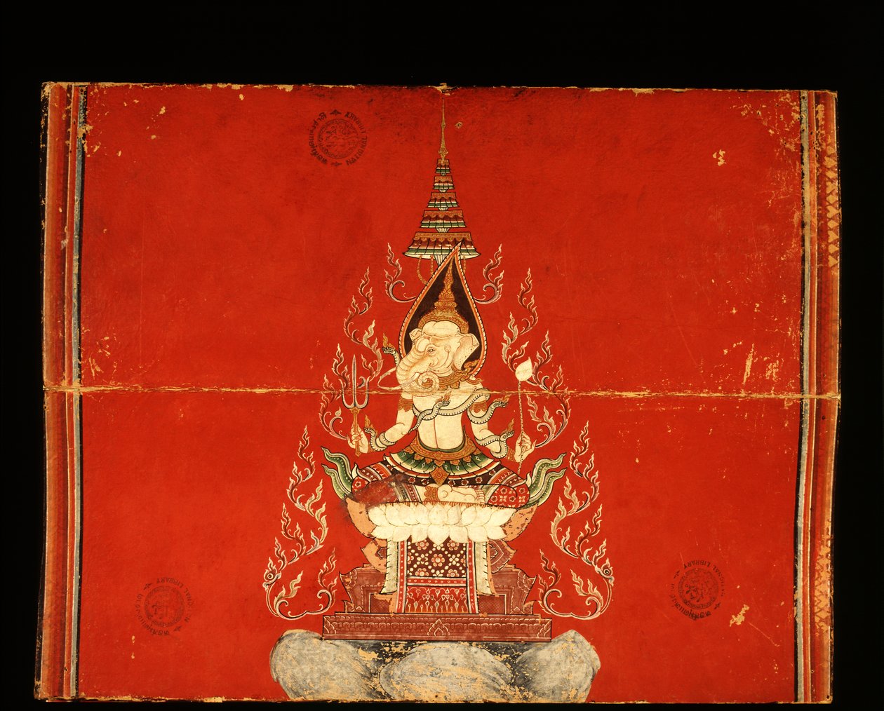 Ganesh Manuscript on Elephant Training by Thai School