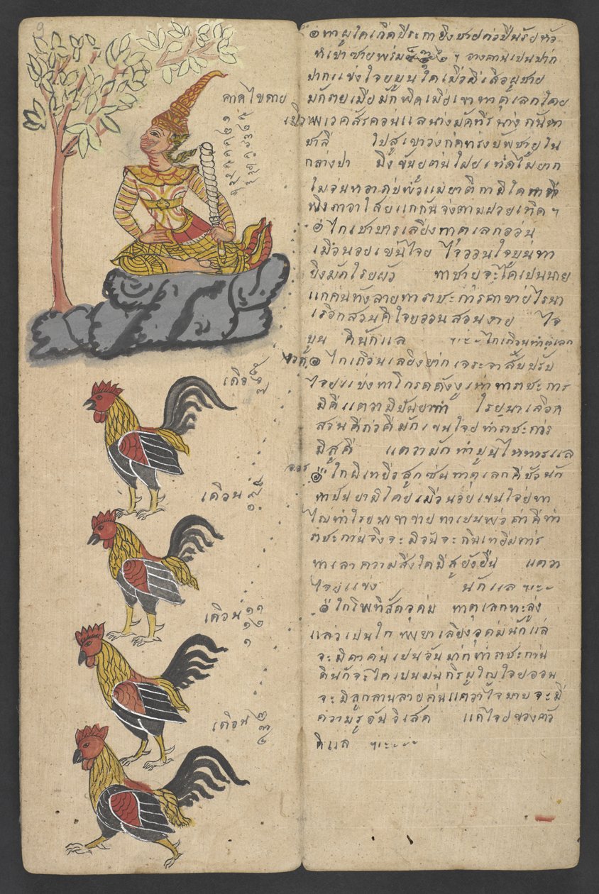 Animals from the Zodiac, from Phrommachat by Thai School