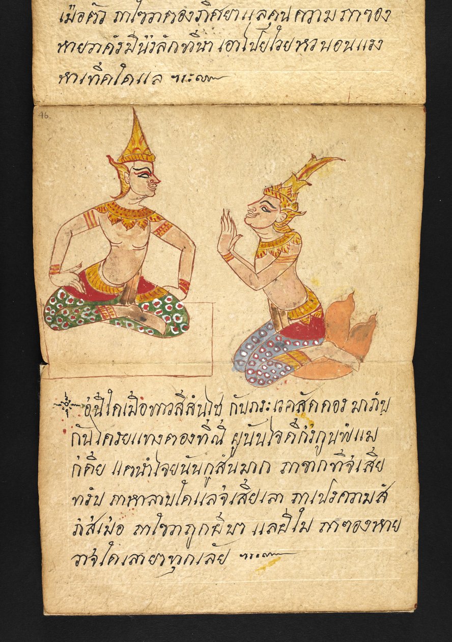Satra On fortune telling and advice for a happy and healthy living (paper folding book) by Thai School