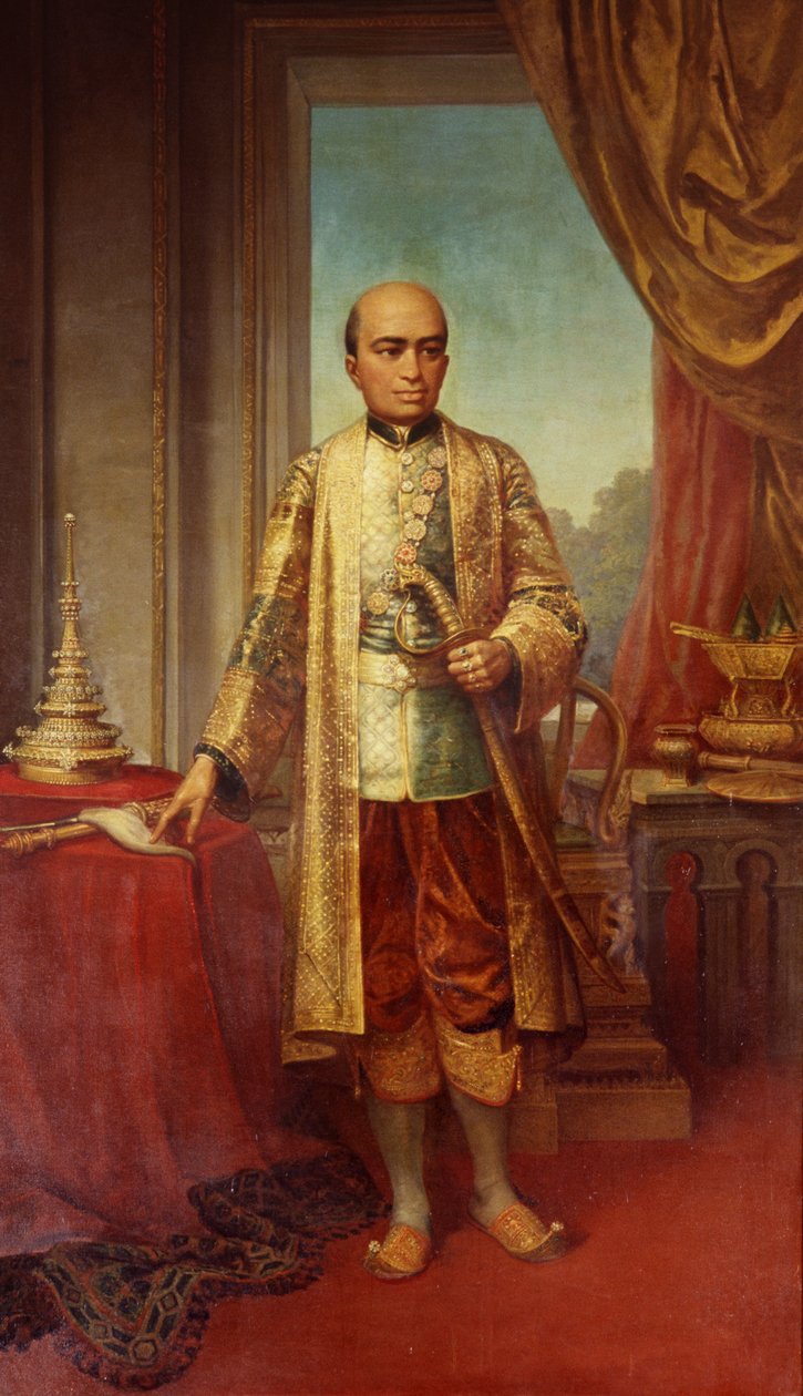 Portrait of King Phra Buddha Lertla Napalai by Thai School