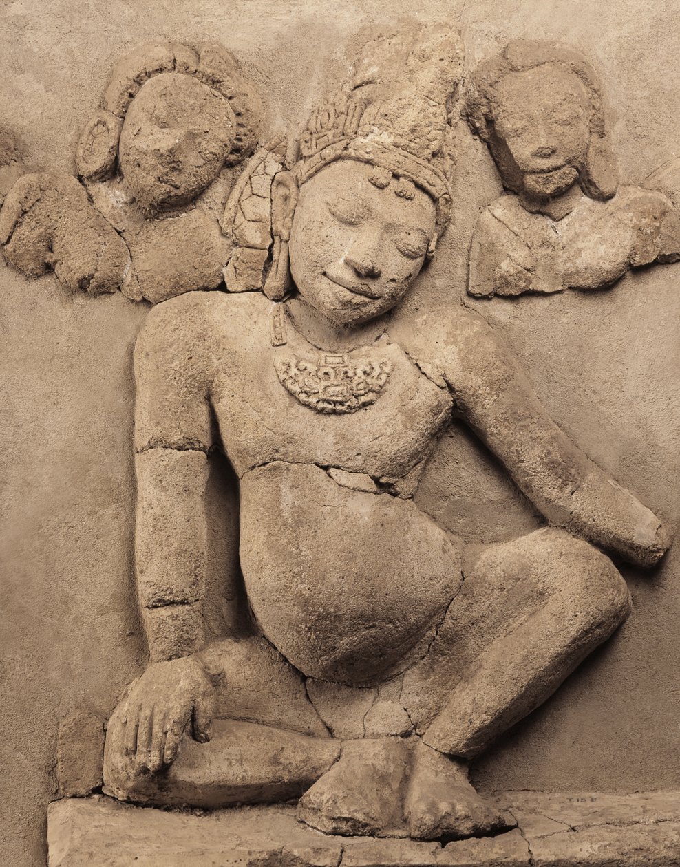 Relief, from Chedi Chula Pathom, Davaravati School by Thai School
