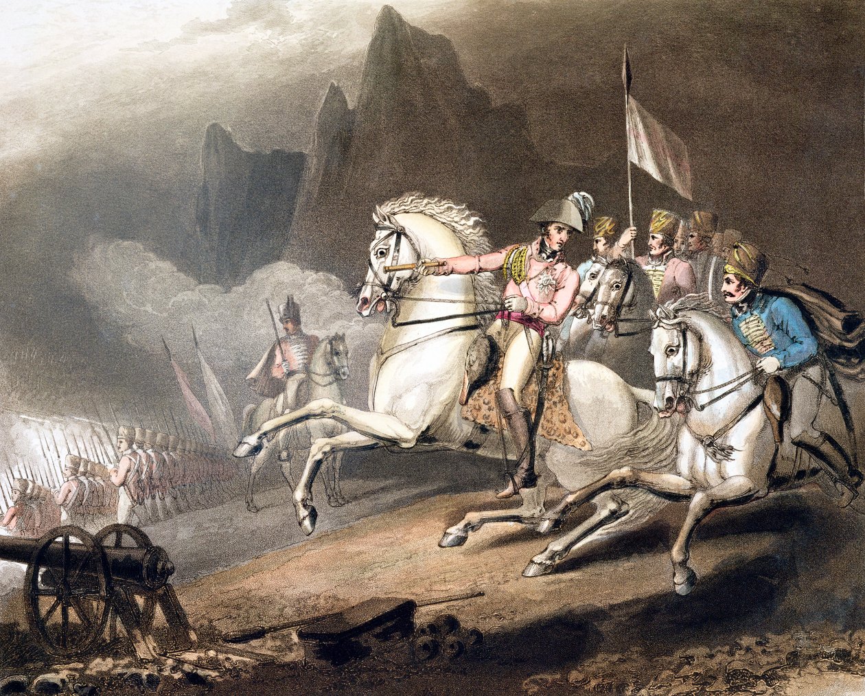 Battle of the Pyrenees, Spain, 28th July 1813 by Thales Fielding