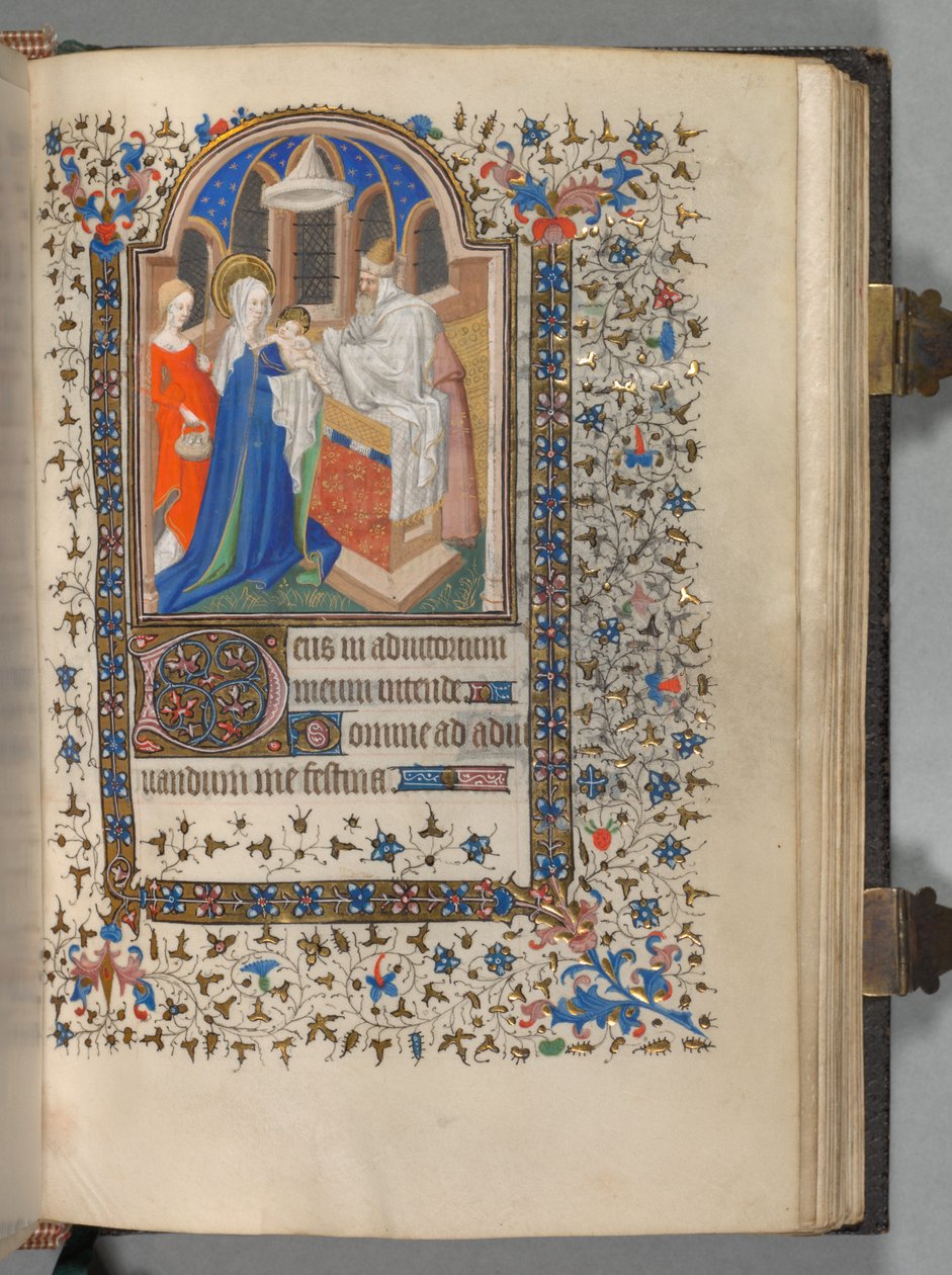 Book of Hours Use of Paris: Presentation at the Temple by The Bedford Master