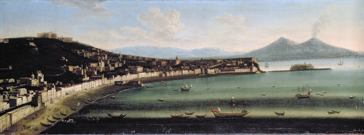 The Bay of Naples from the West by The Metropolitan Master