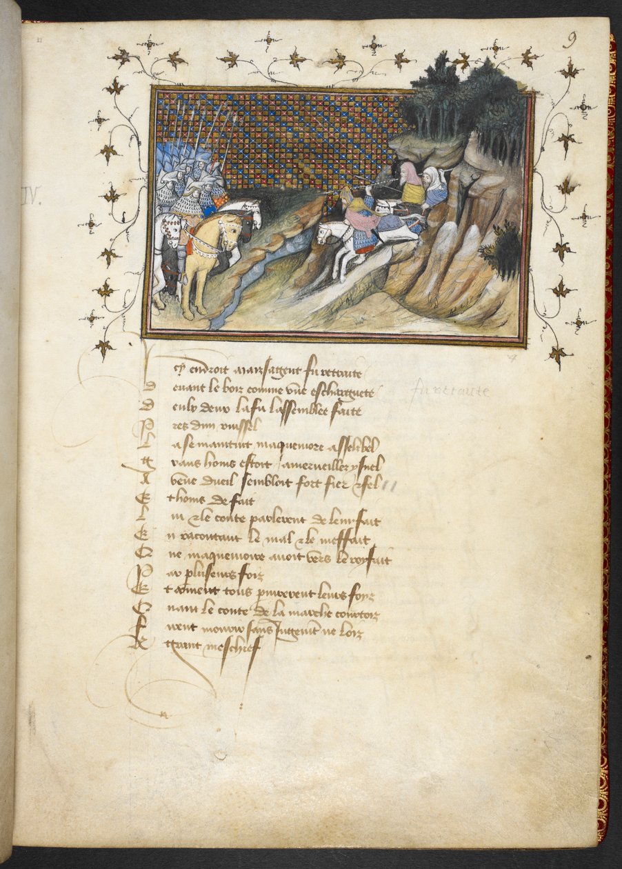 MacMorogh, the Irish Chieftain, Approaching the Duke of Gloucester by The Virgil Master