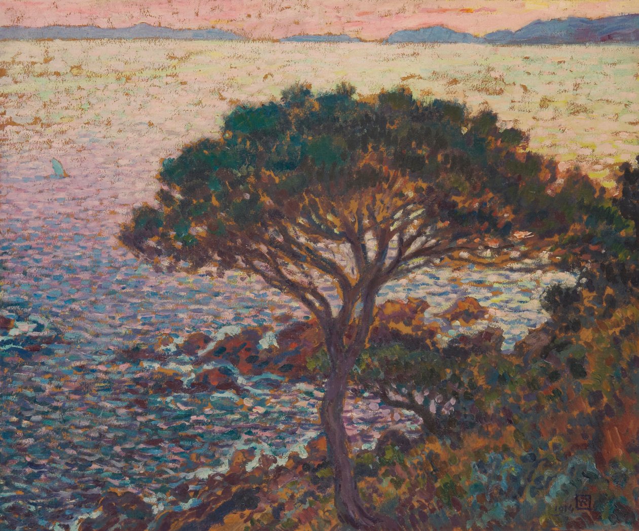 Cap Bénat, Pine on the Coast by Theo van Rysselberghe