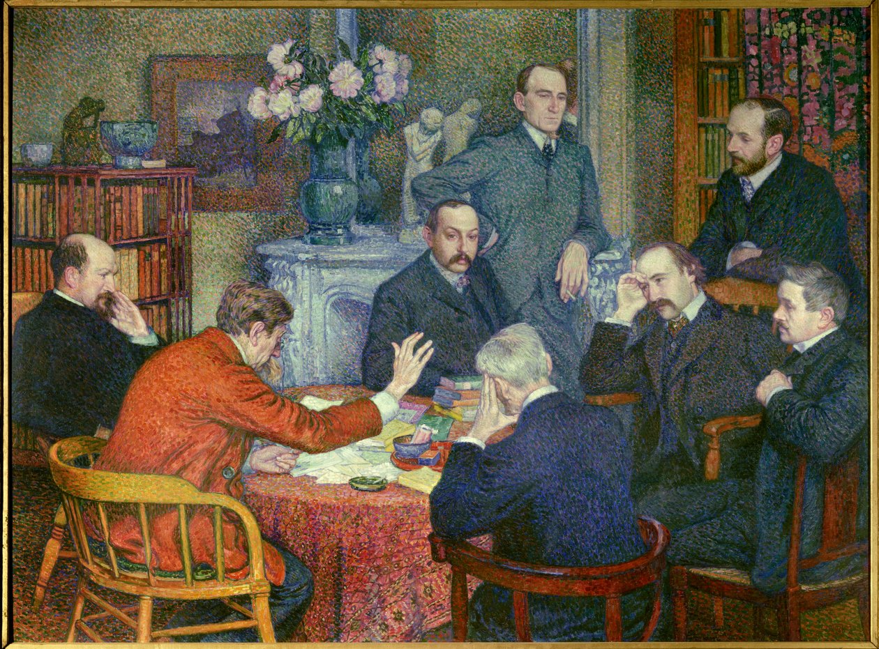 La Lecture (1903) by Théo van Rysselberghe