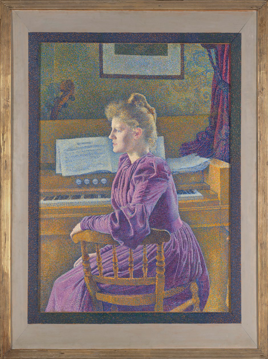 Maria Sèthe at the Harmonium by Théo van Rysselberghe