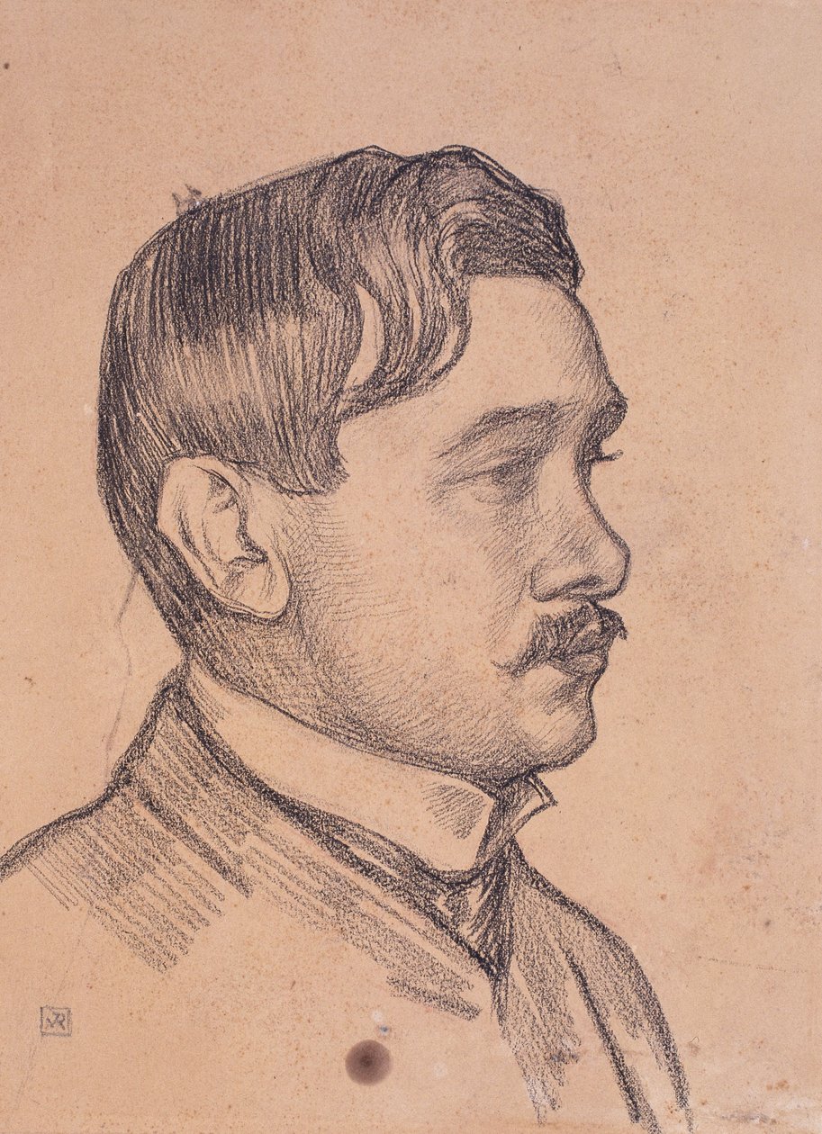 Portrait of Maurice Maeterlinck by Théo van Rysselberghe