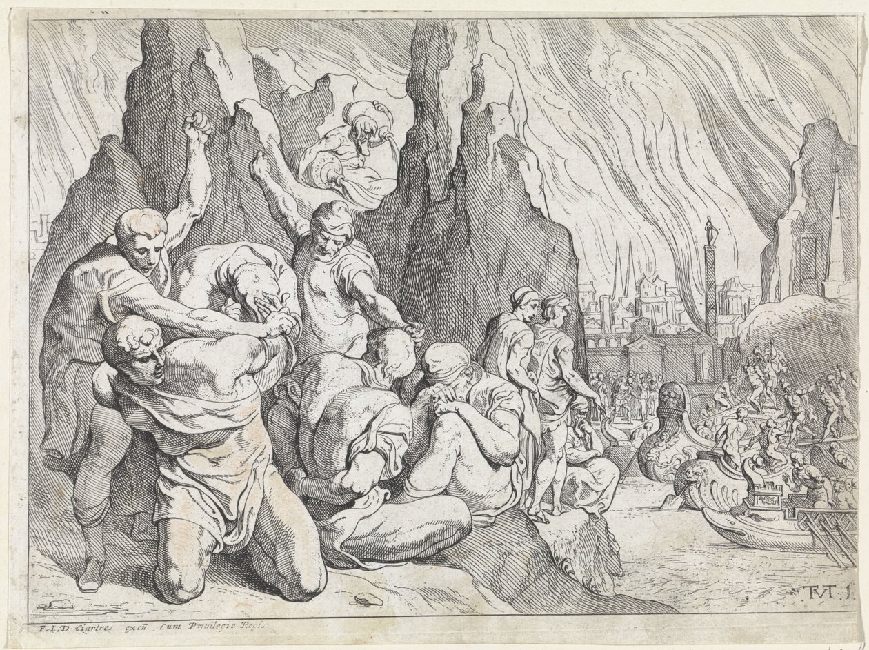 The Greeks Board After the Fall of Troy by Theodoor van Thulden