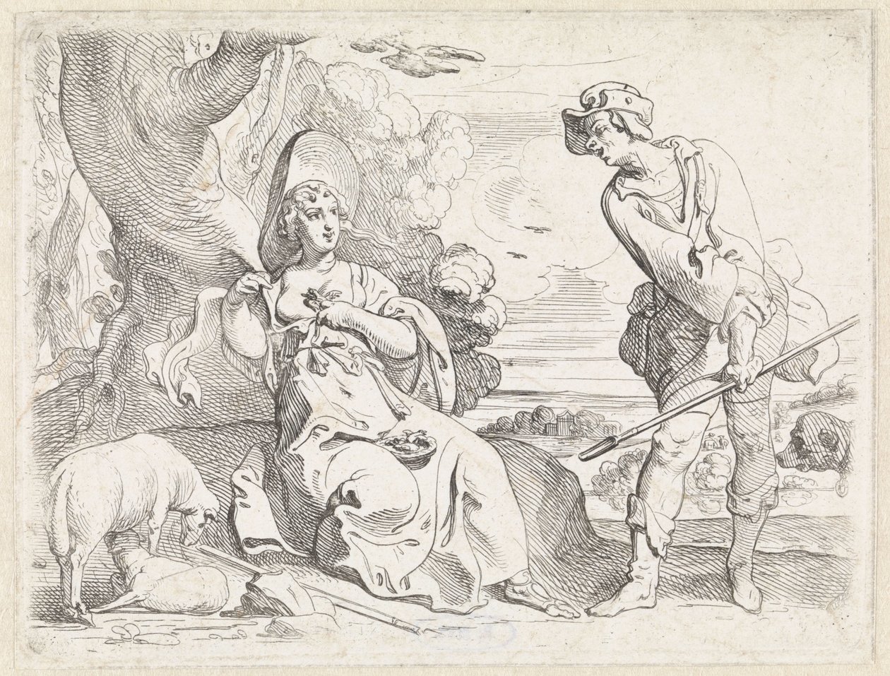 Shepherd and Shepherdess by Theodoor van Thulden