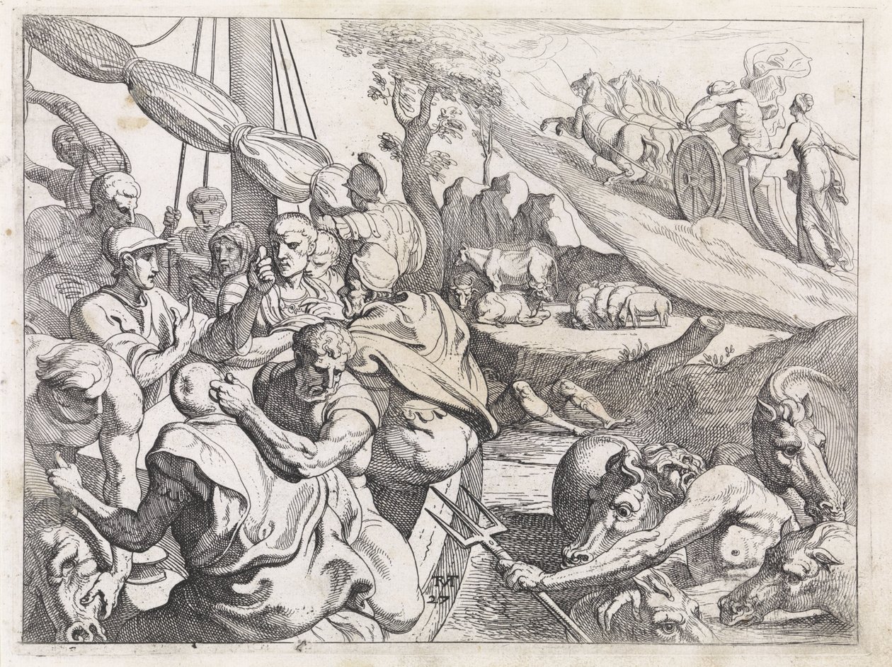 Cattle of Helios (The Works of Odysseus) by Theodoor van Thulden