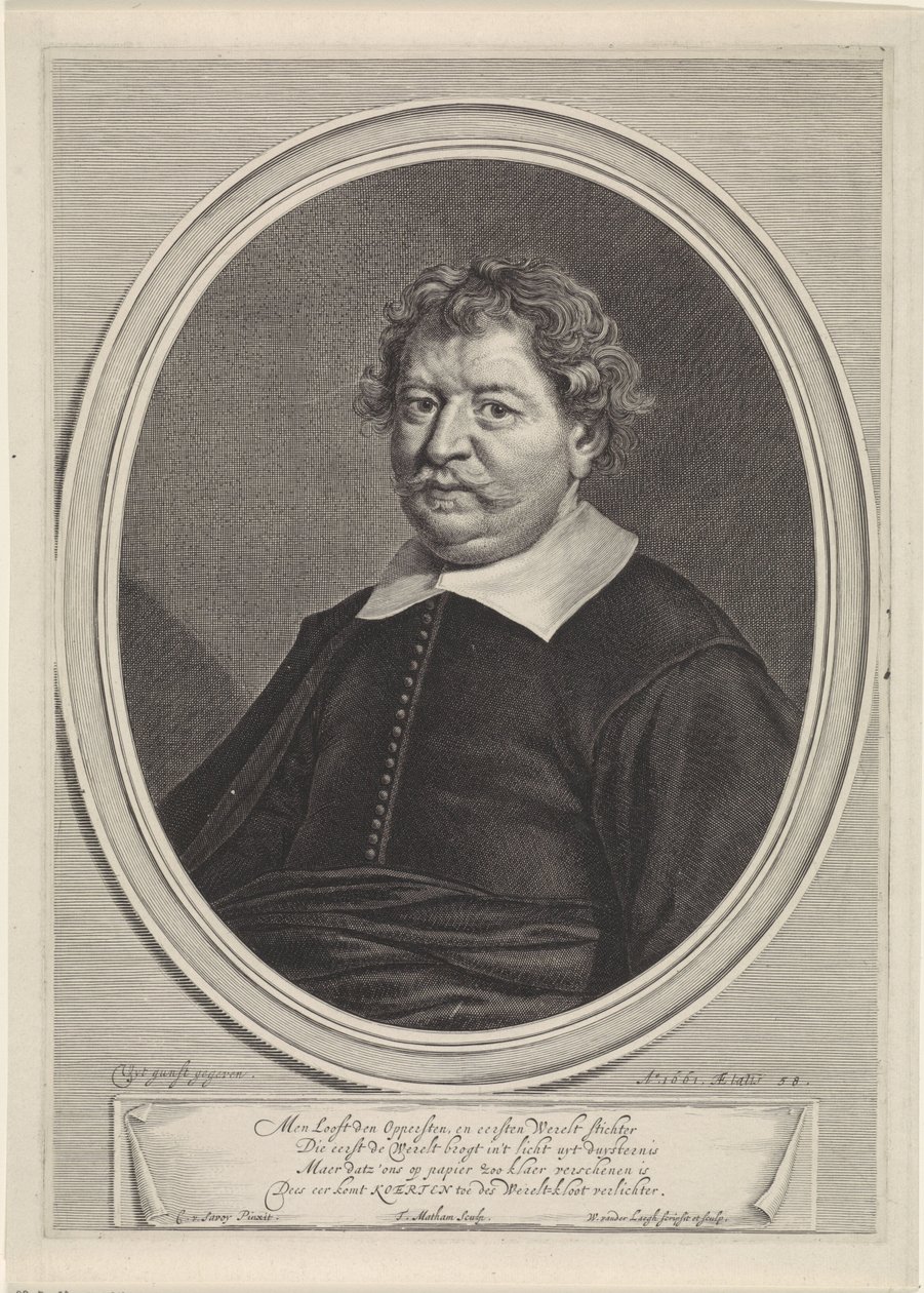 Portrait of Frans Koerten by Theodor Matham