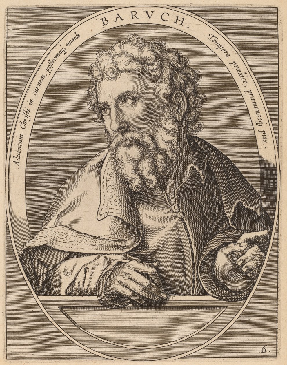Baruch by Theodor Galle after Jan van der Straet
