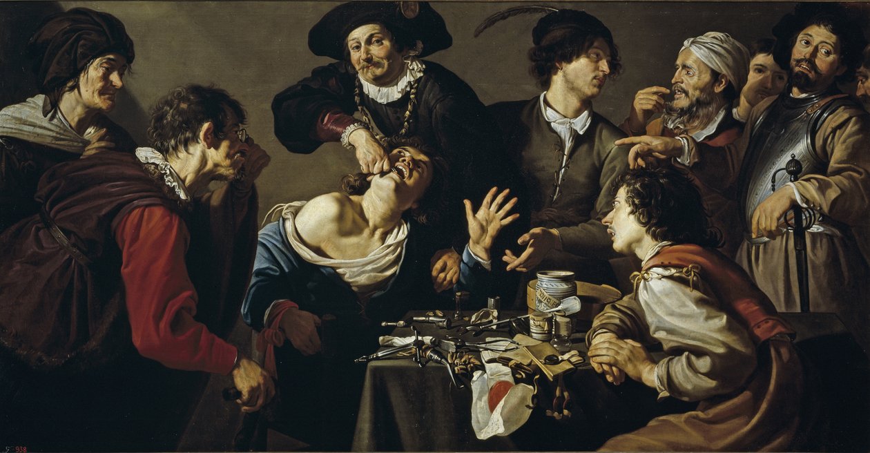 The Quacksalver, 1620-1625 by Theodor Rombouts