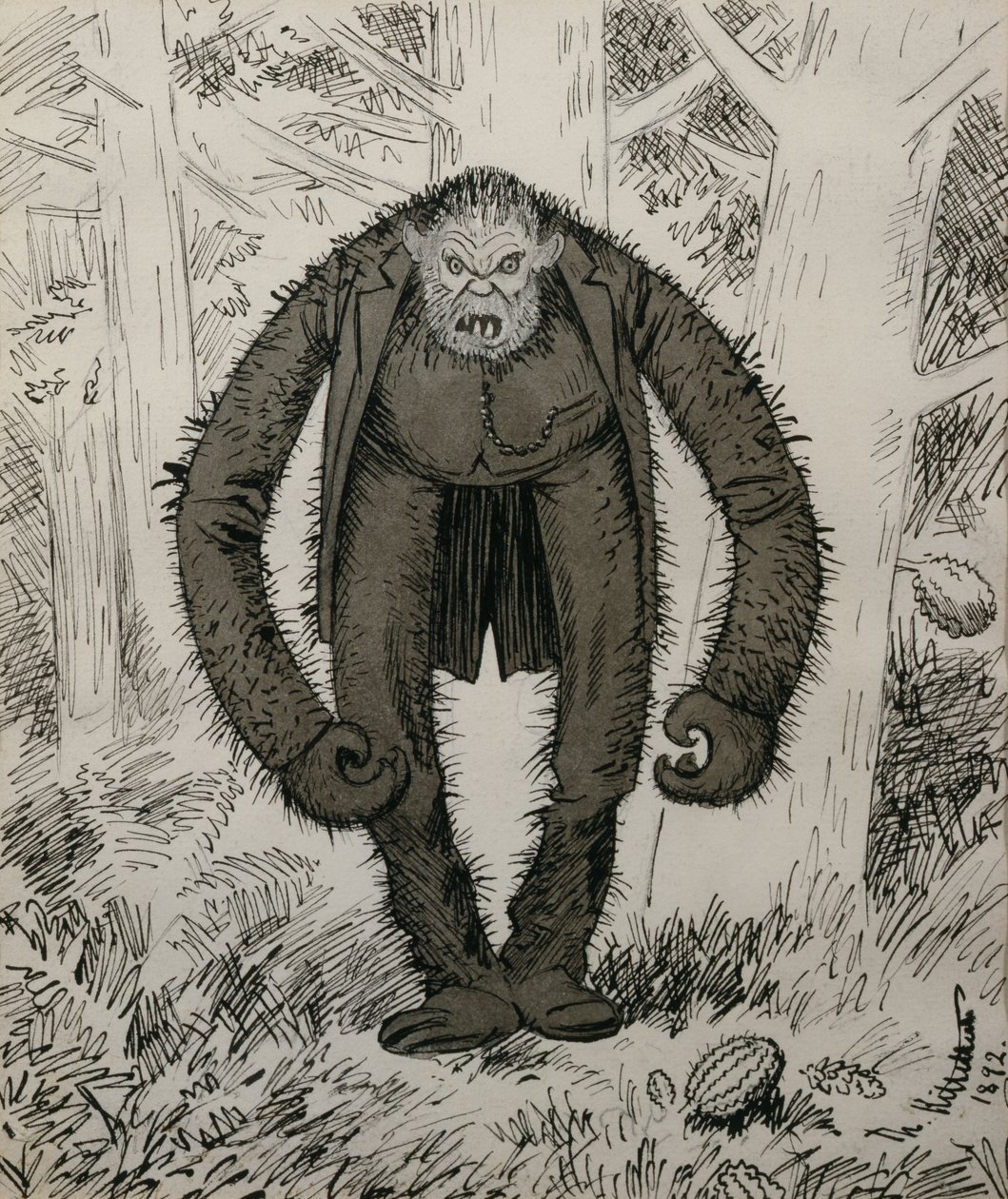 Nature Slept, When He Was Created by Theodor Kittelsen