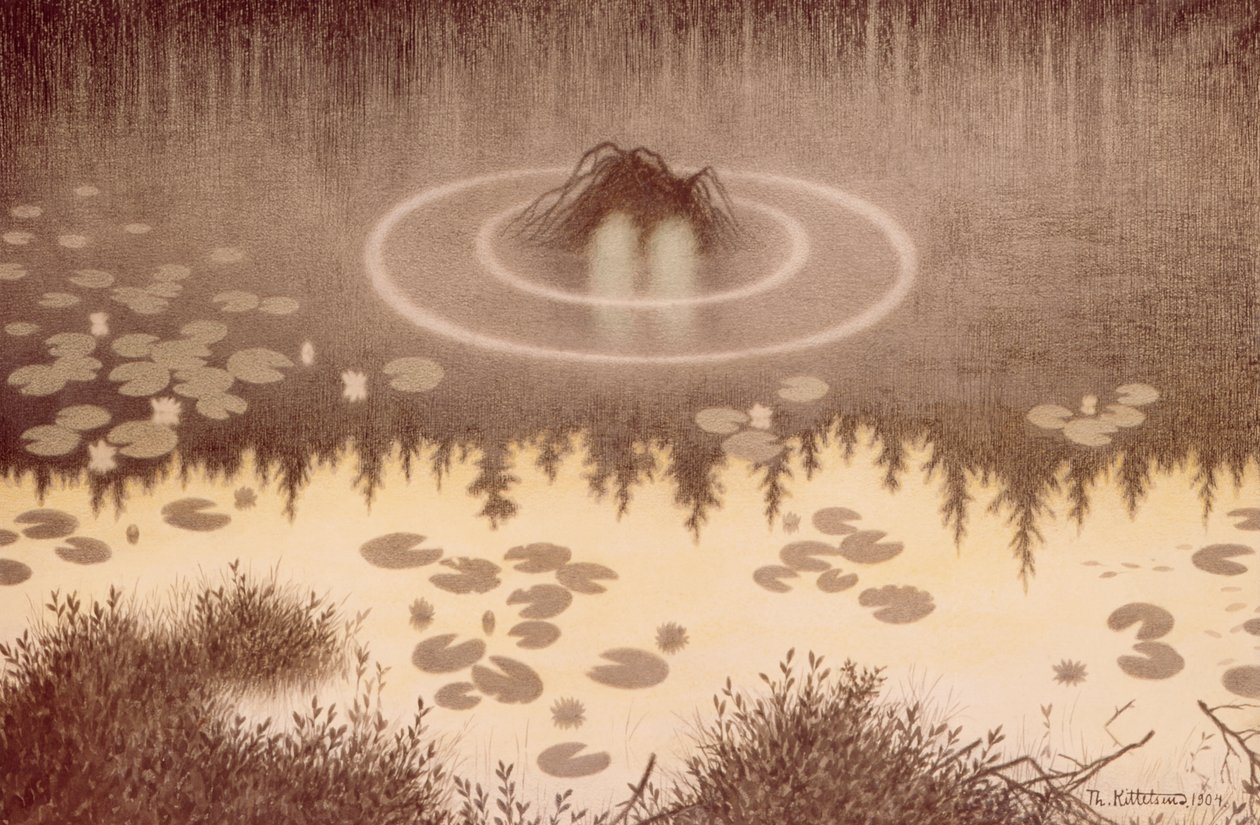 Water Sprite (Nokken) by Theodor Severin Kittelsen