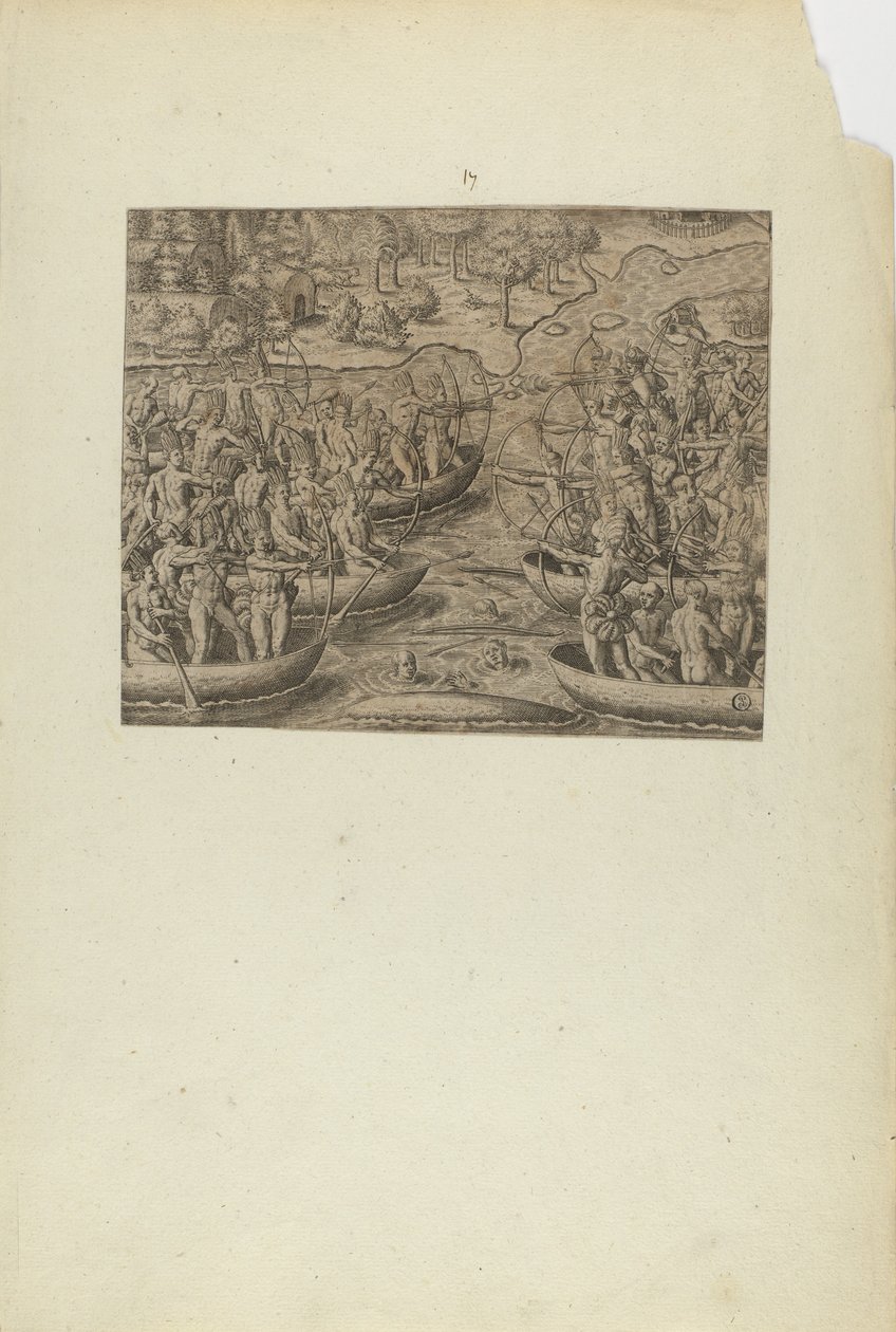 (Untitled) (from book, Americae, Part Three) by Theodor de Bry
